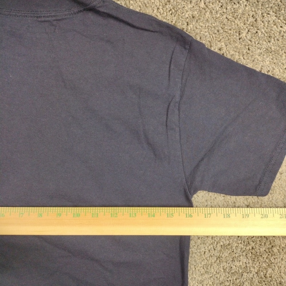Champion T Shirt Mens Small Blue Notre Dame Fighting Irish 100% Cotton, Emblem - Picture 10 of 11